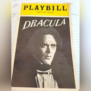 Dracula  Playbill from Martin Beck Theatre